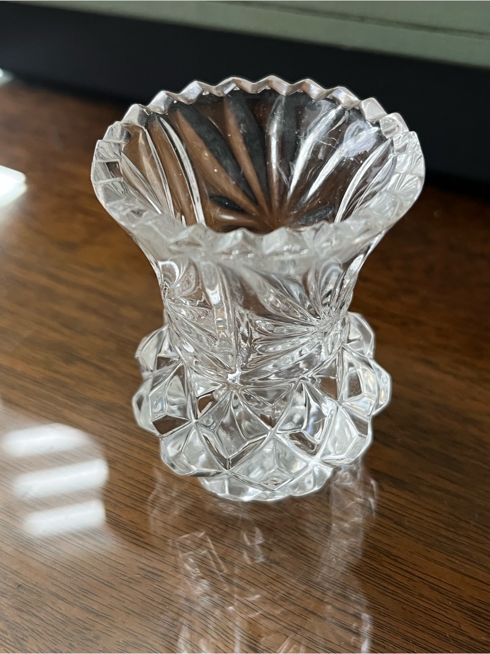 Vtg Austrian Crystal Toothpick Holder - Classic Home Accents